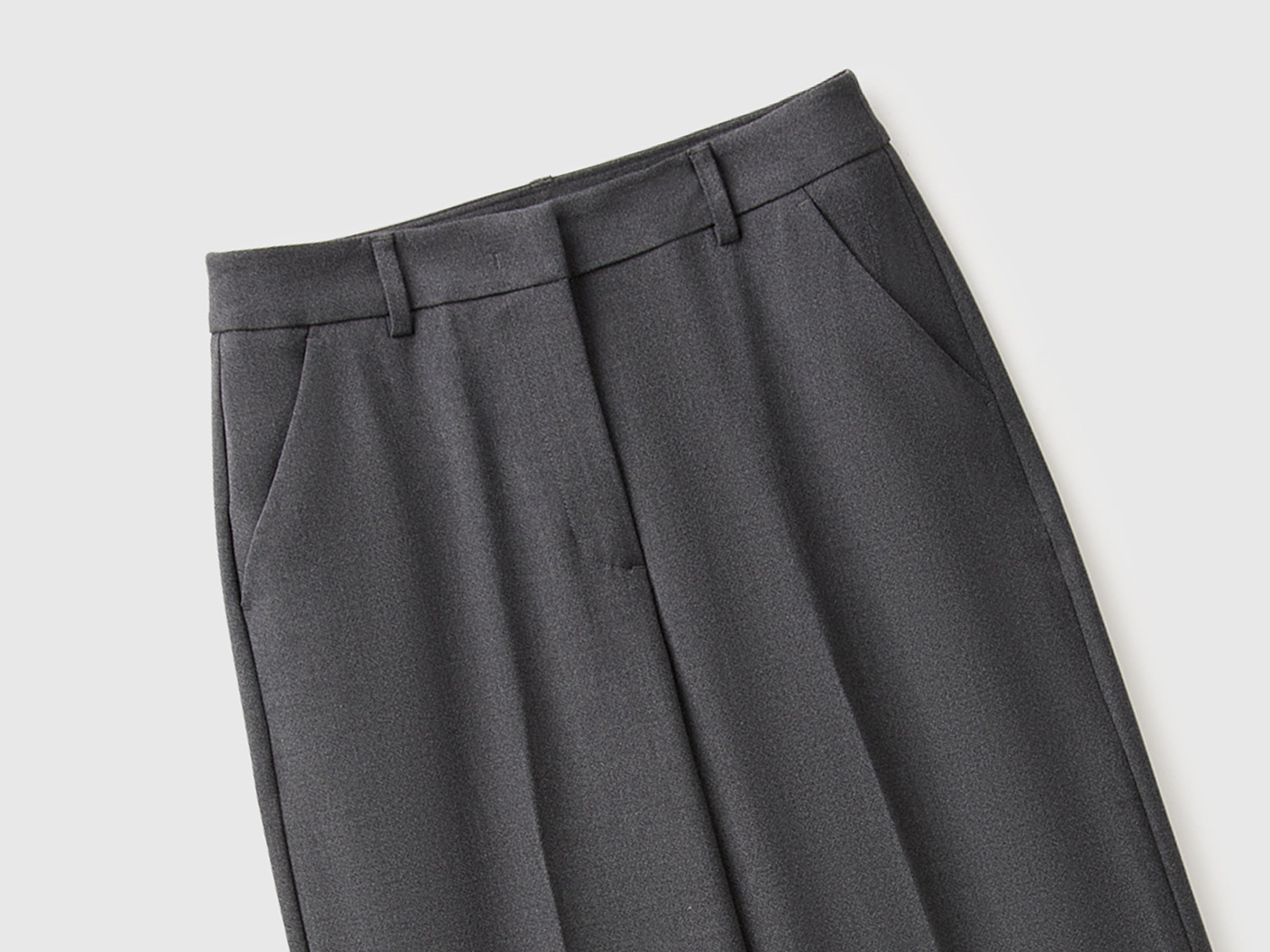 United Colors of Benetton pantaloni viscosa gamba larga 42