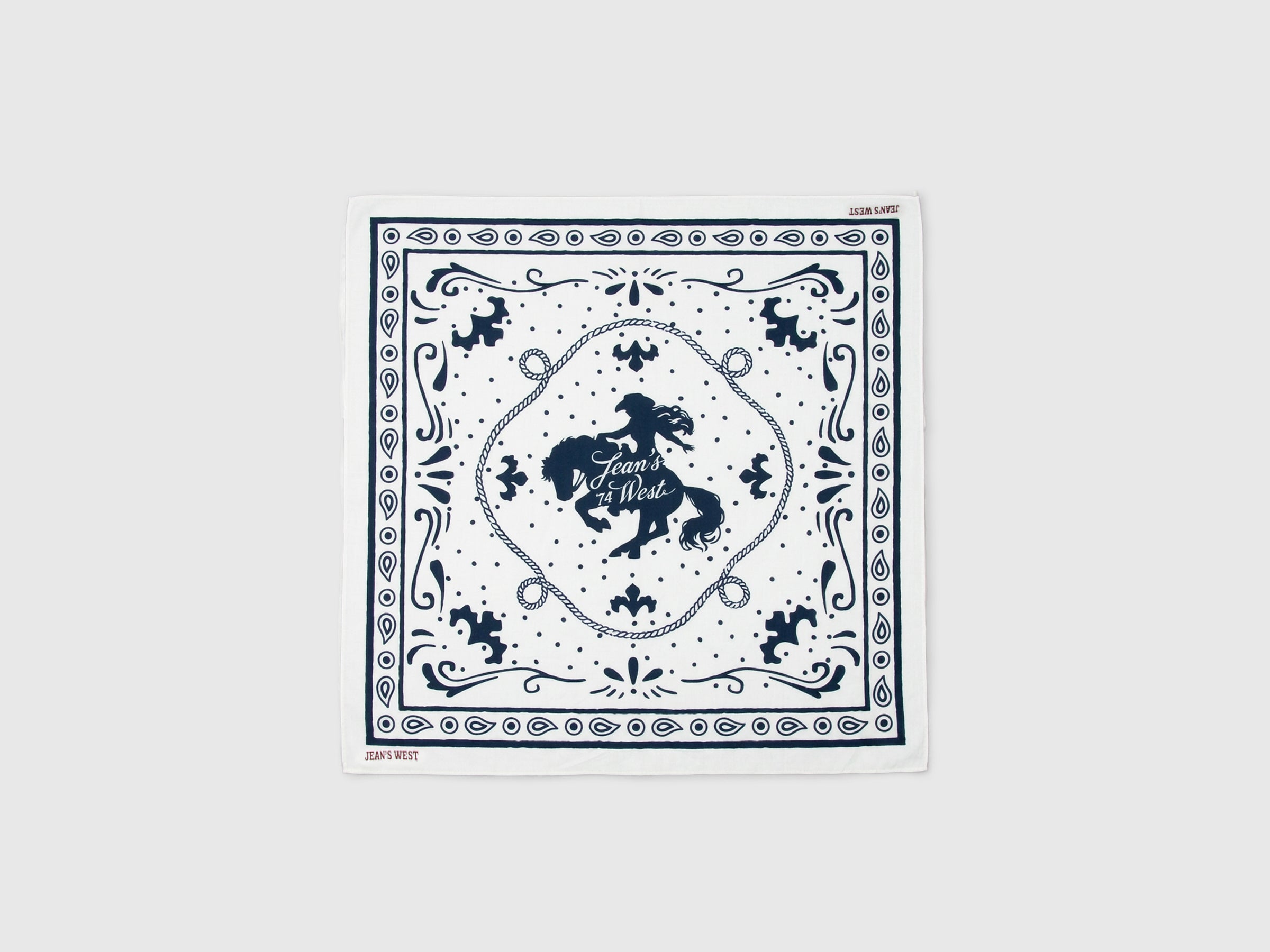 United Colors of Benetton bandana viscosa stampa western