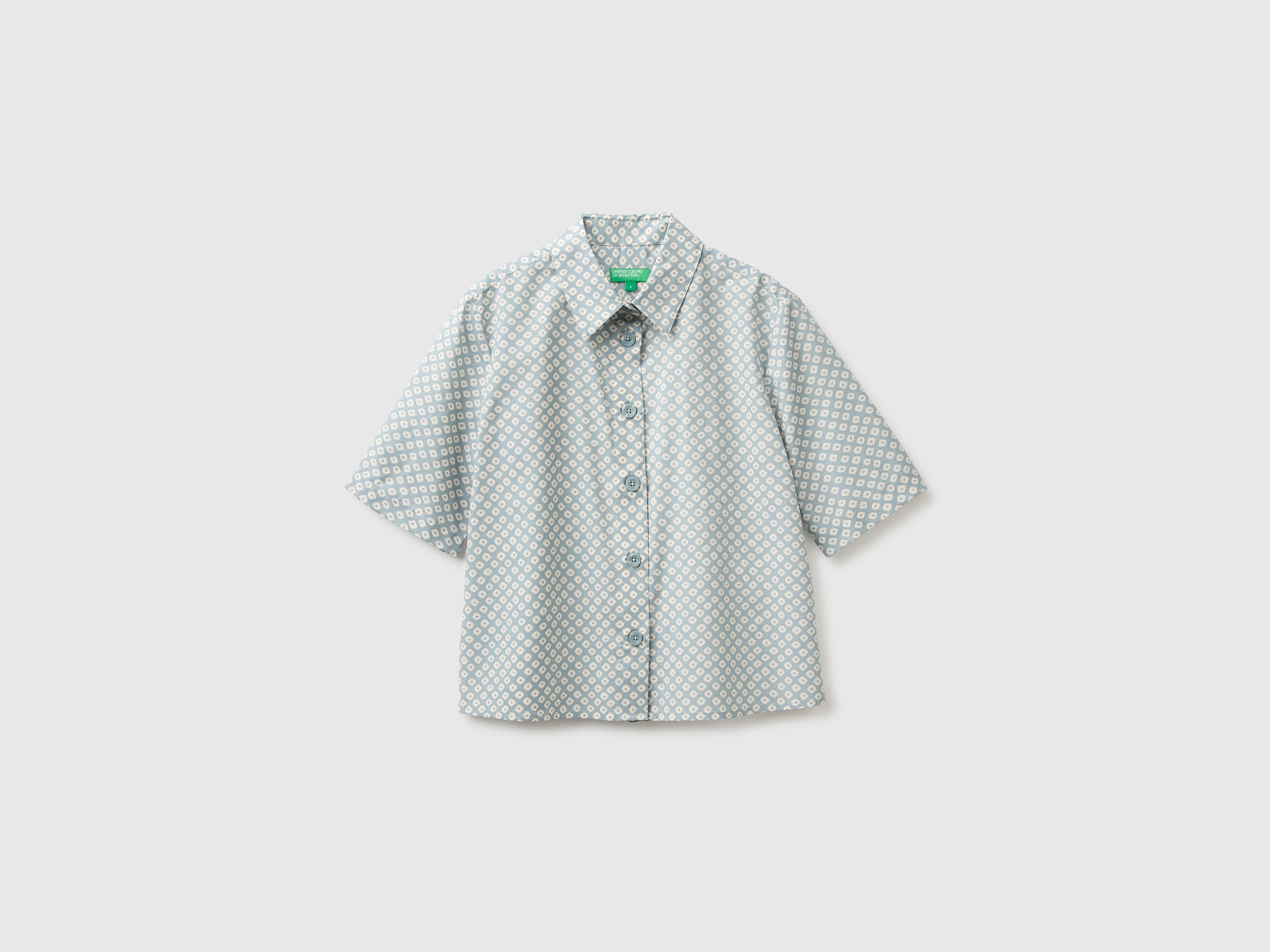 United Colors of Benetton Shirts camicia fantasia cotone taglia M