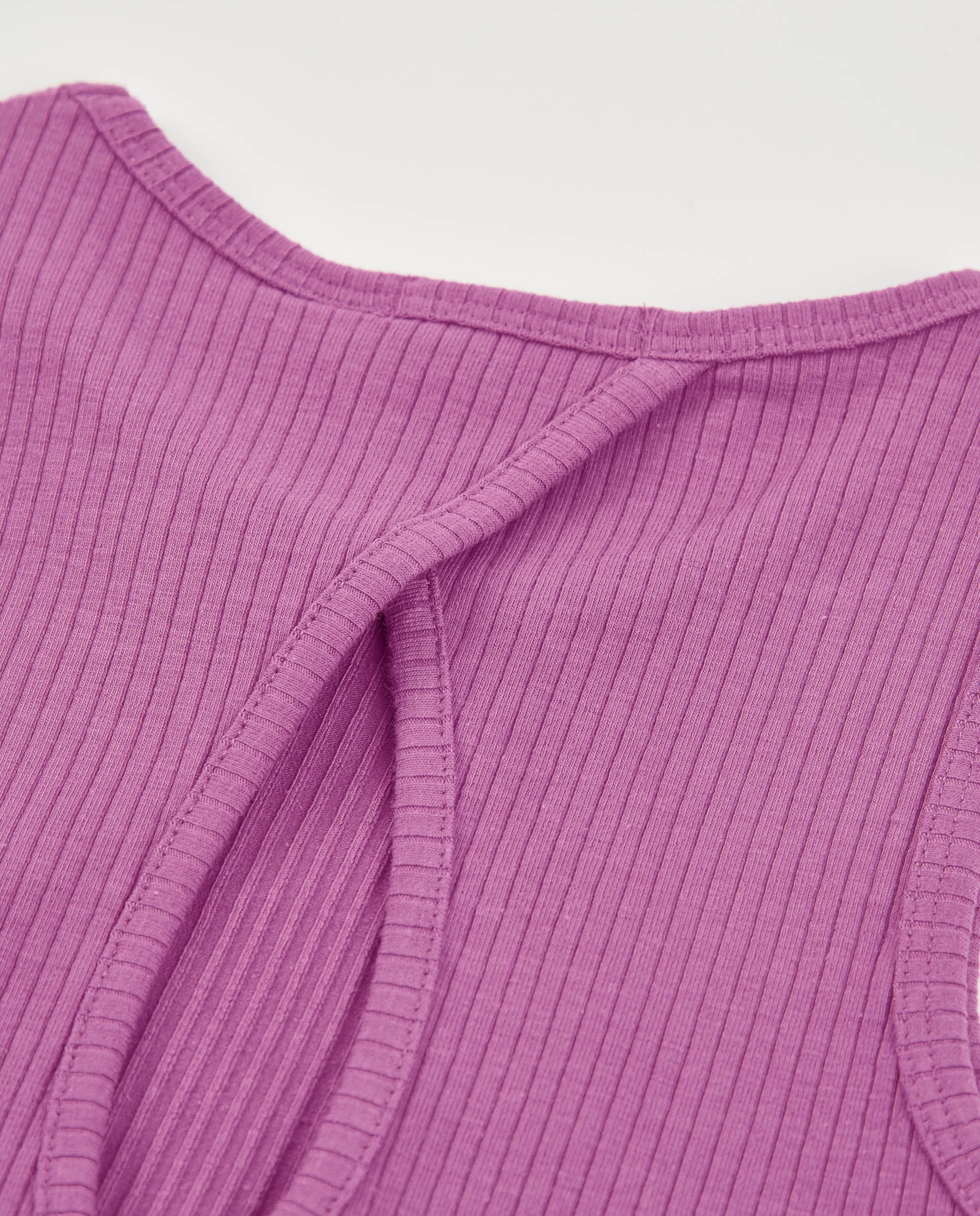 TucTuc Magliette Top bimba coste maglia lilla 8 anni