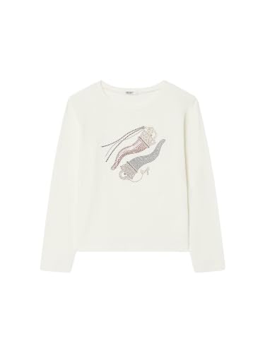 Liu Jo T-Shirt in Jersey con Stampa maglia L maniche lunghe