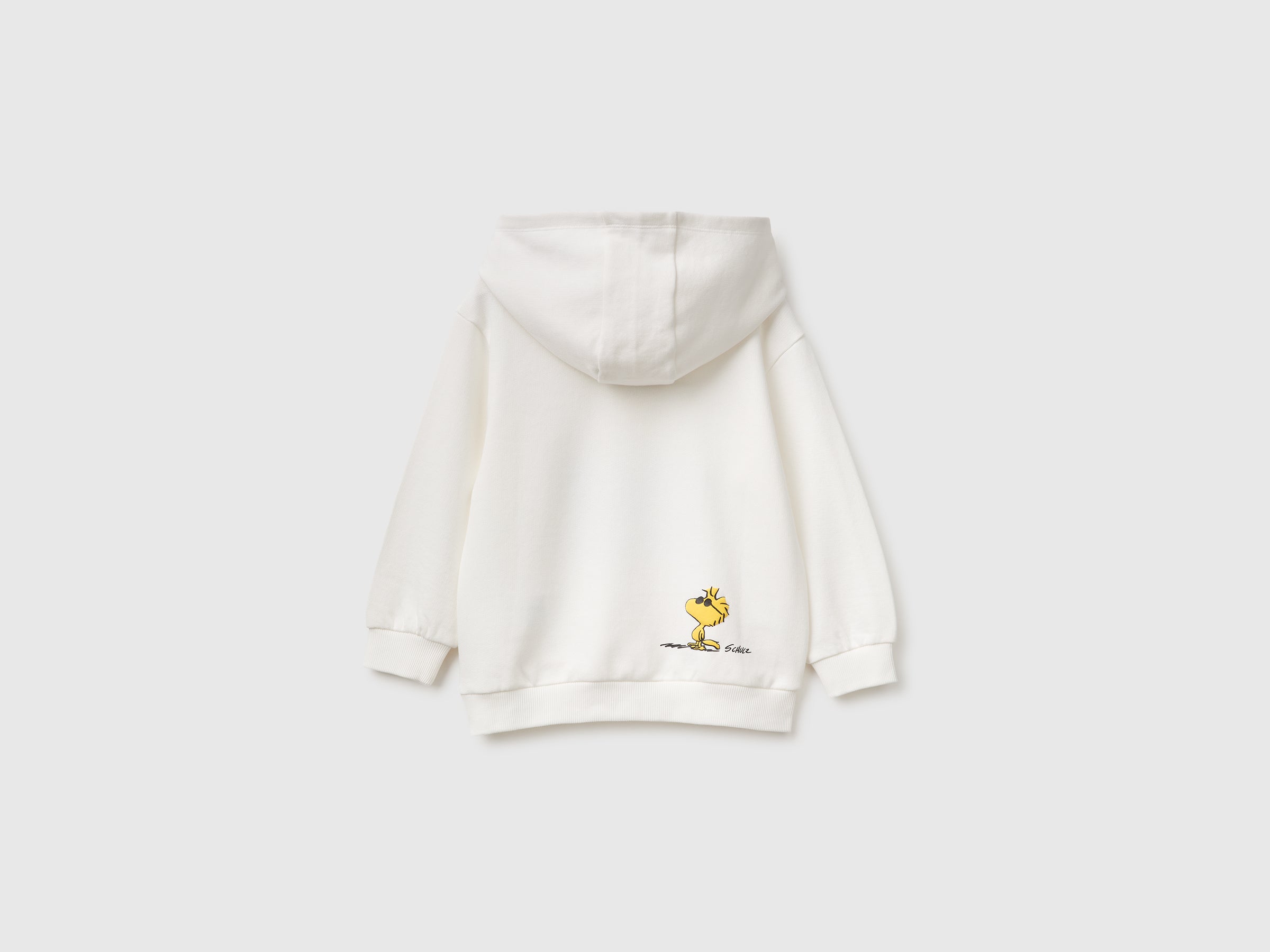 United Colors of Benetton Peanuts Felpa con Cappuccio 98 Cotone Bio
