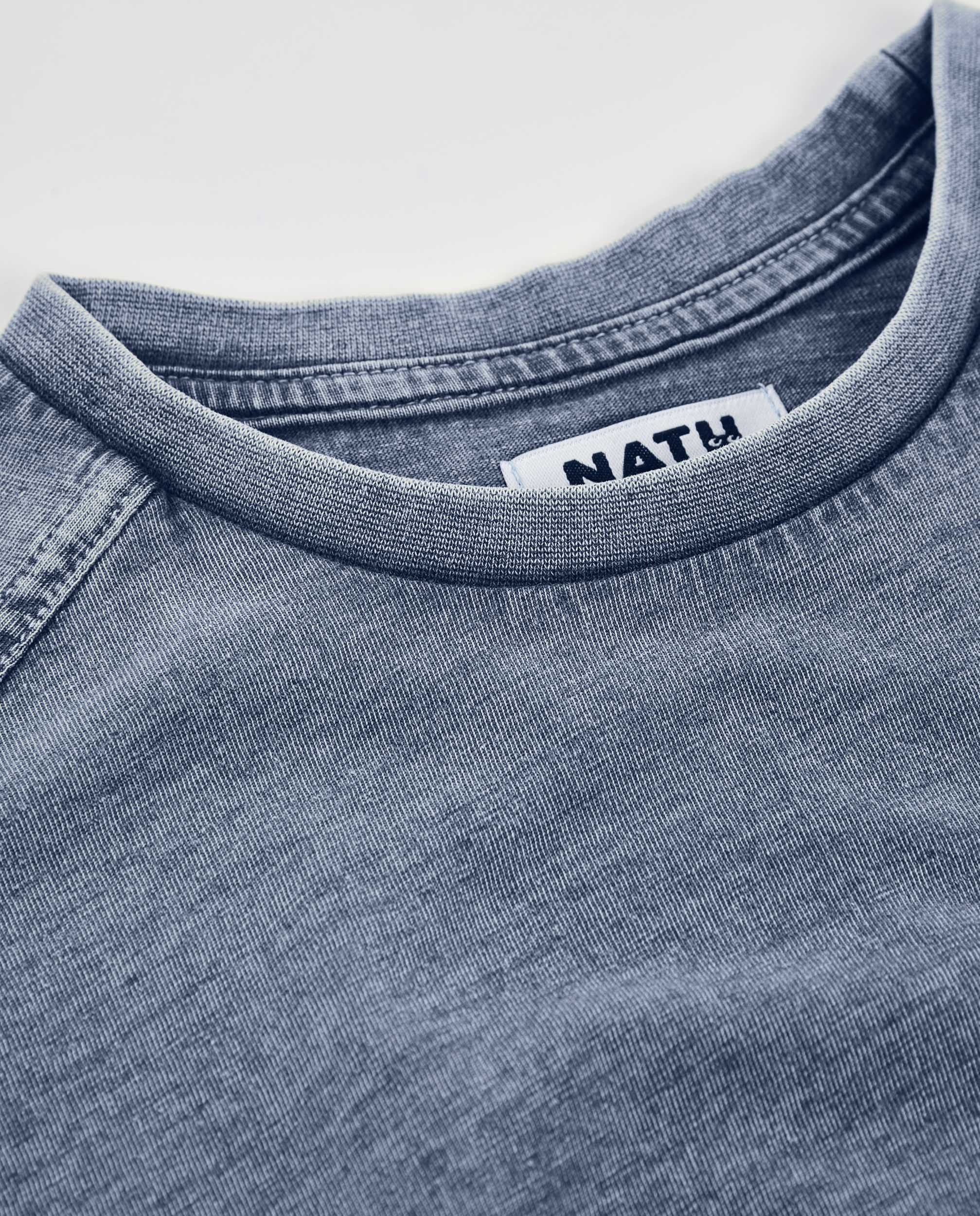 TucTuc Magliette t-shirt bambino blu lavato manica corta
