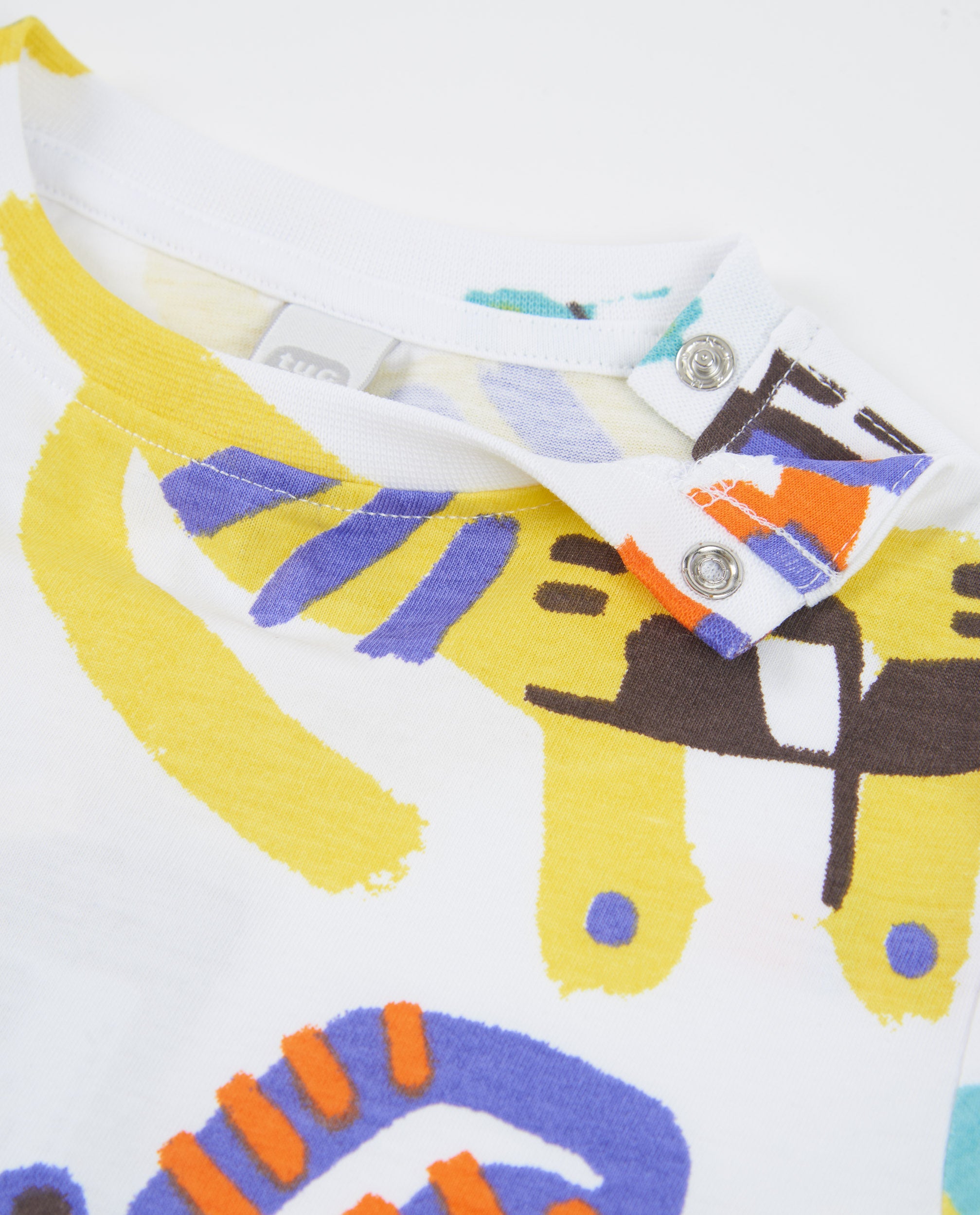 TucTuc Magliette t-shirt bambino bianco animali maniche corte