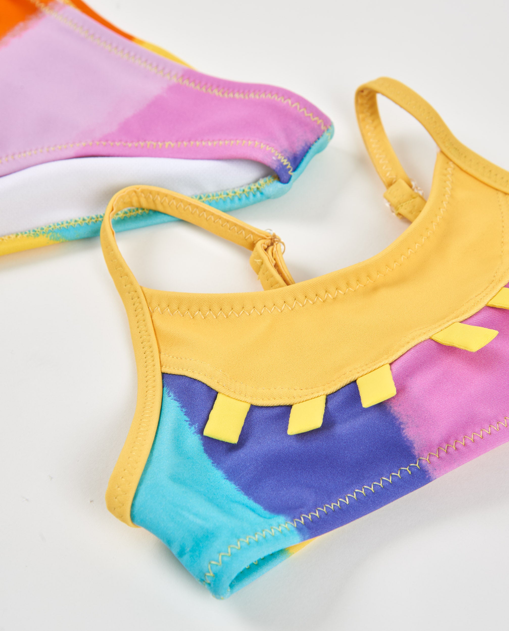 TucTuc Costumi Da Bagno bikini bambina rosa multicolore