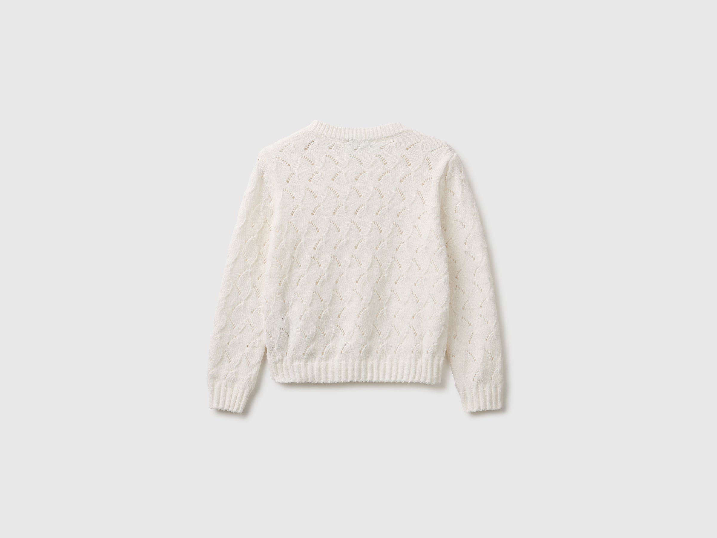 United Colors of Benetton Chenille maglione ciniglia girocollo bimbo