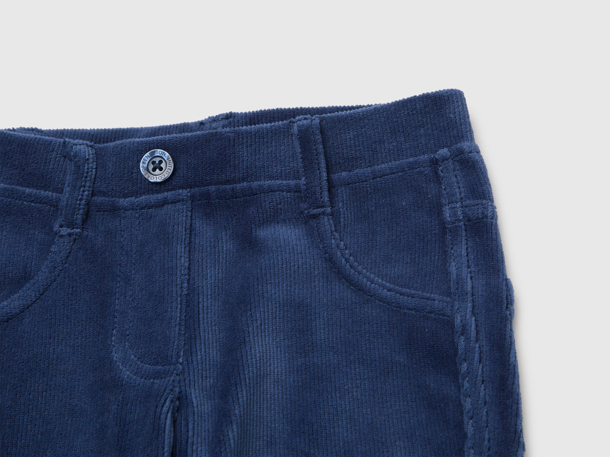 United Colors of Benetton Pantaloni Bimba Ciniglia a Coste