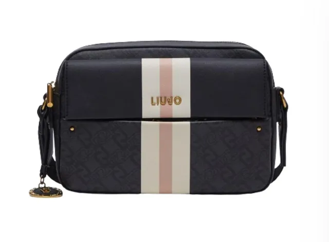 Liu Jo Tracolla Media Borsa Nera Monogram