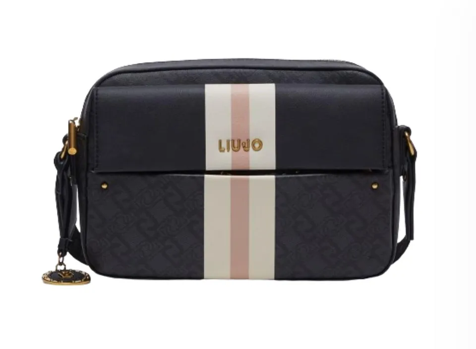 Liu Jo Tracolla Media Borsa Nera Monogram