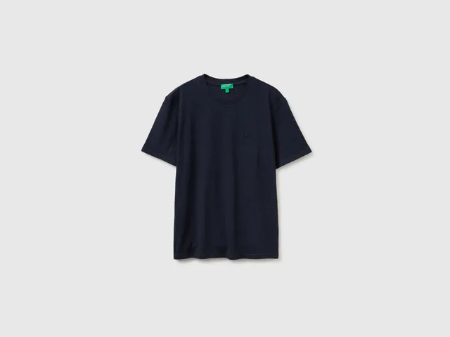 United Colors of Benetton t-shirt melange cotone uomo taglia L