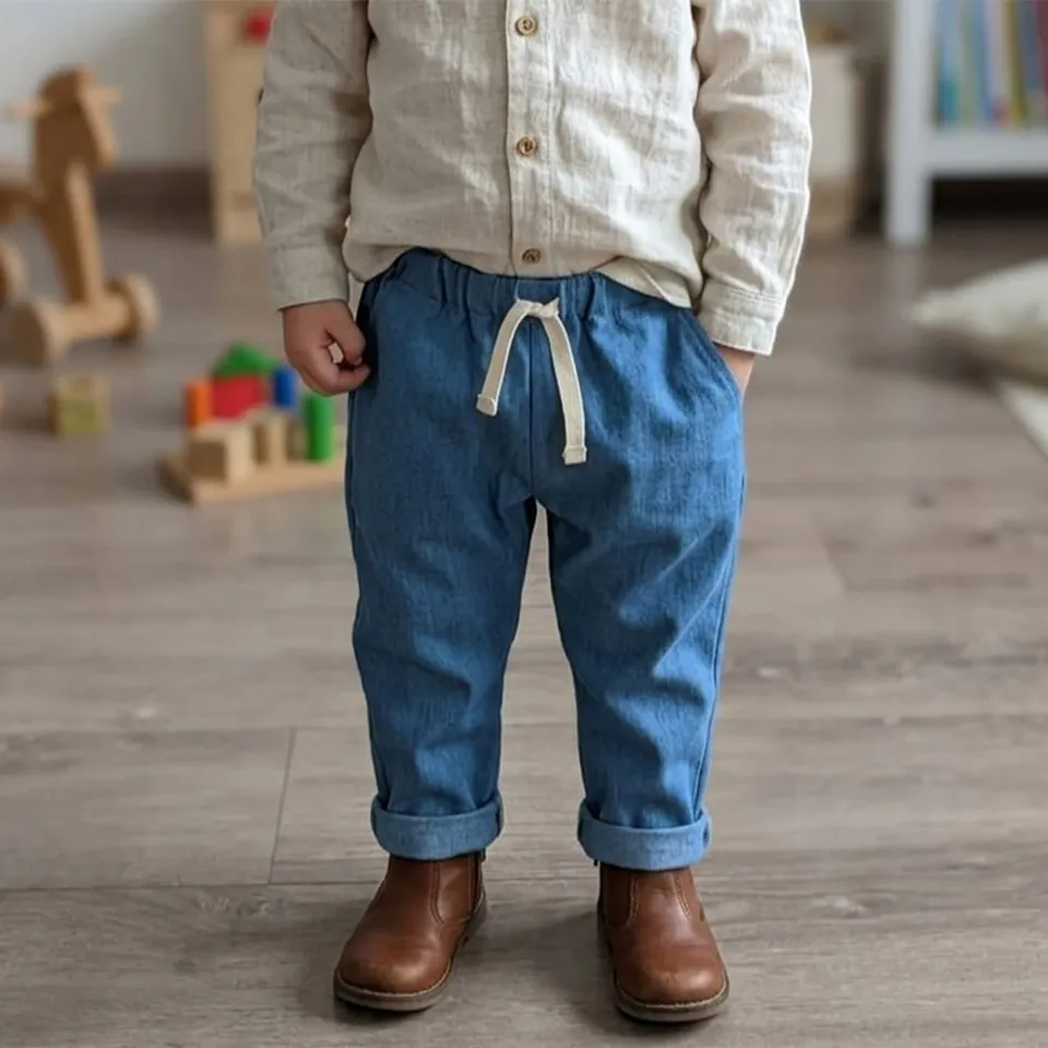 Petite Citrouille Mode Garçon Antoine Pantalone jeans cotone