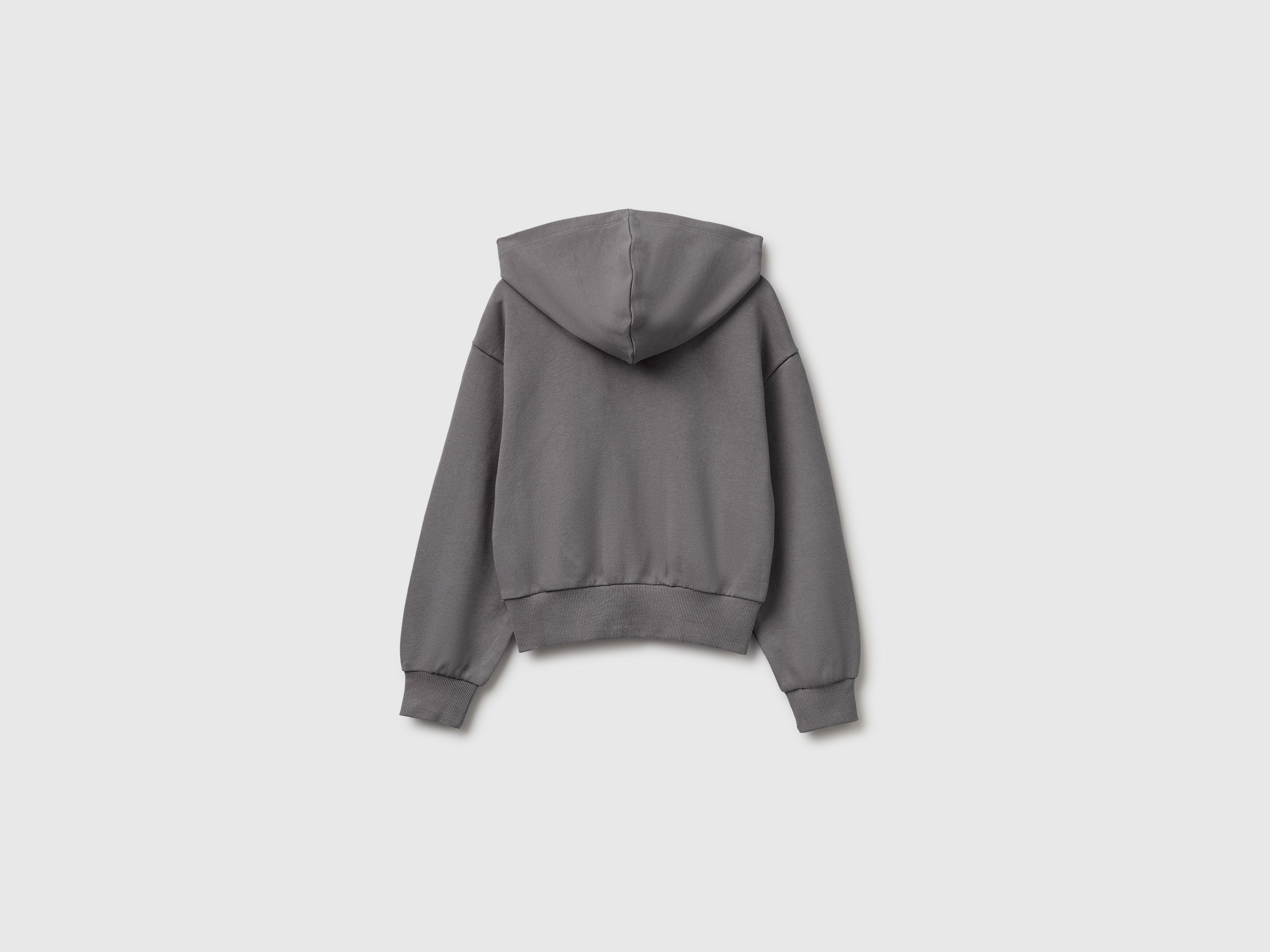 United Colors of Benetton Felpa Cappuccio 100% cotone con logo
