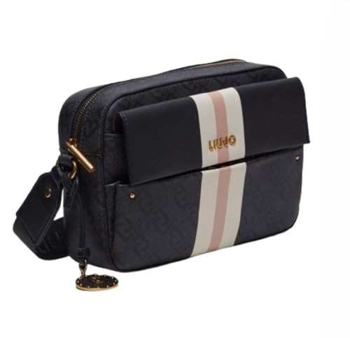 Liu Jo Tracolla Media Borsa Nera Monogram