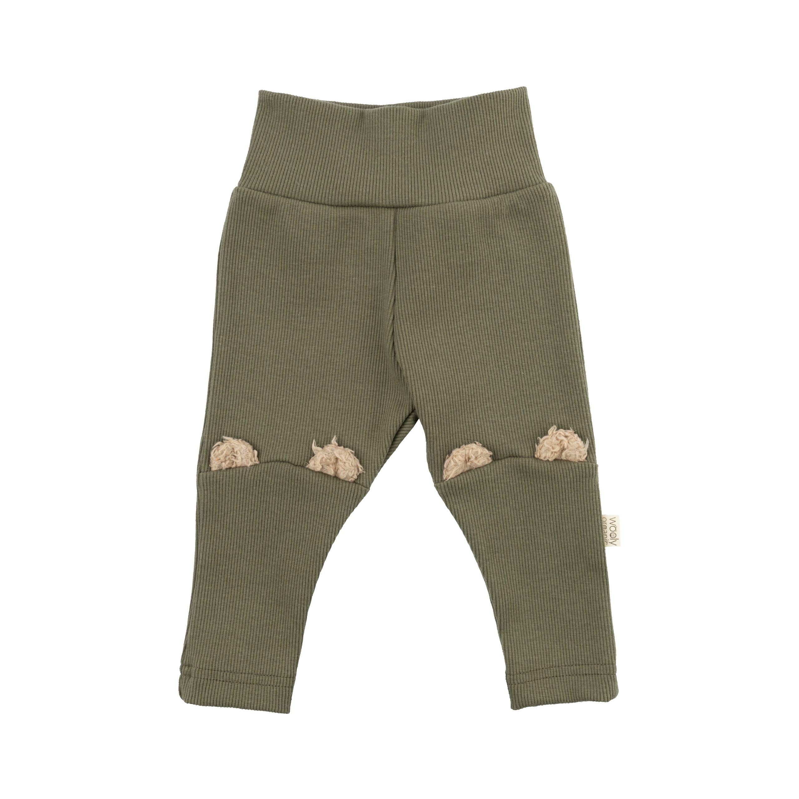Woolly Organic Leggings Teddy Ears leggings orecchie cotone organico