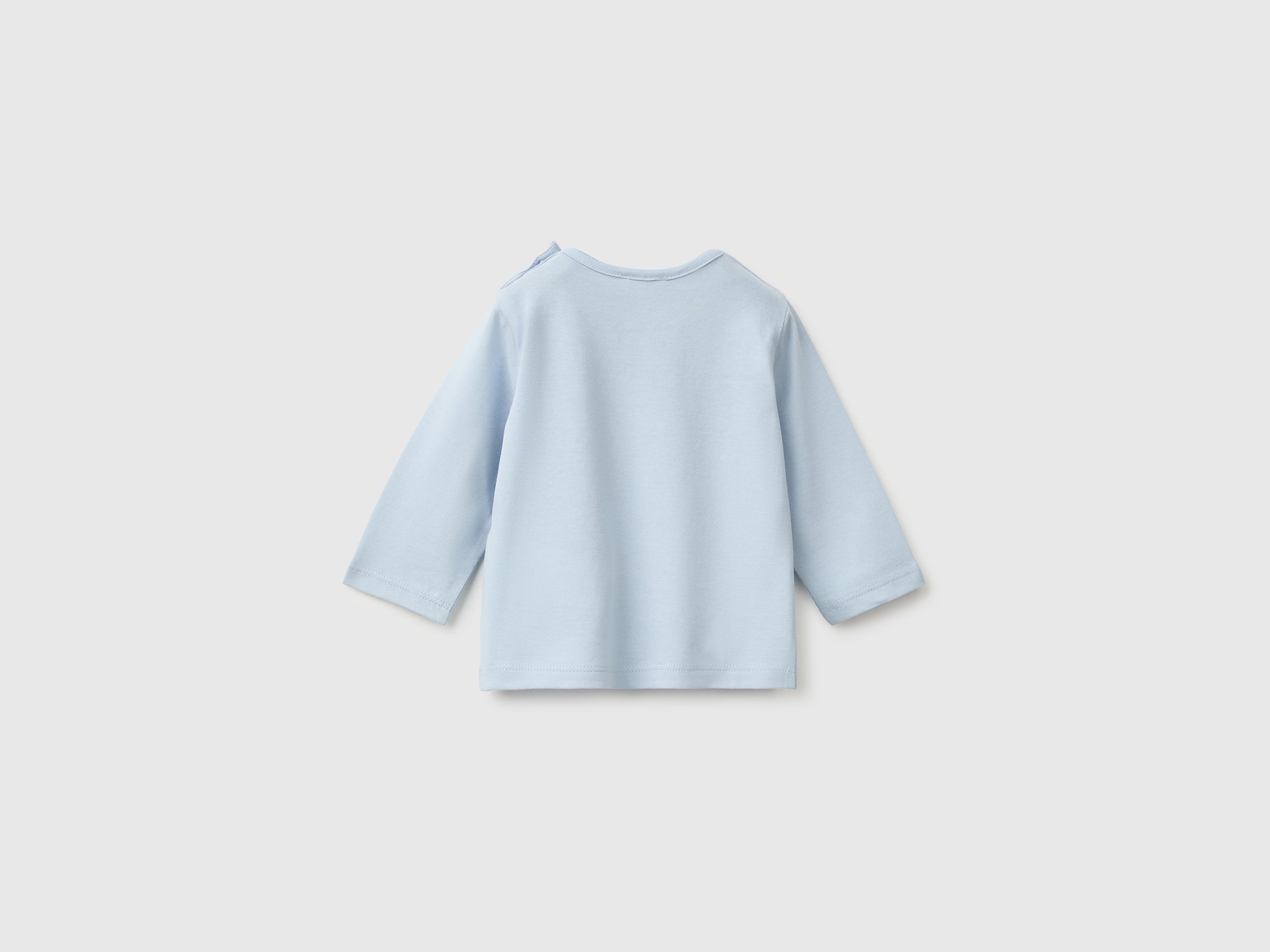 Benetton T-Shirt Neonato Stampa Animali Cotone Bio