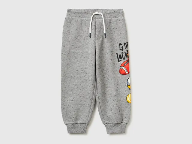 United Colors of Benetton Joggers Bimbo Stampa Cotone 116