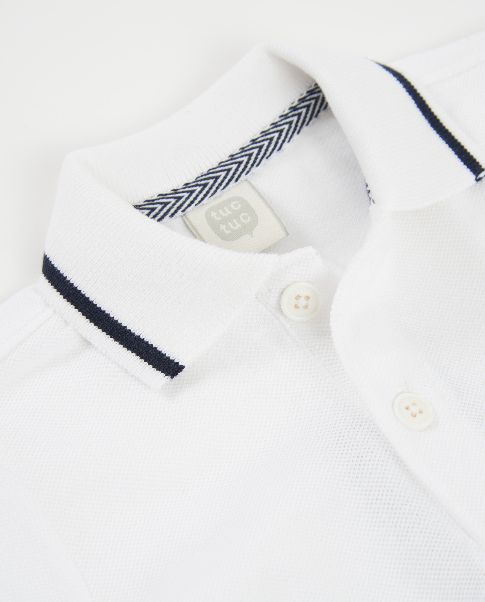 TucTuc Camicette Polo Bambino Bianco Barca 4A