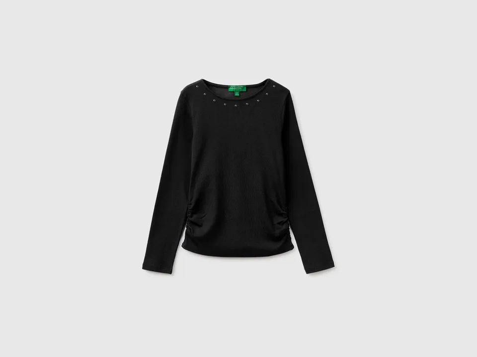 United Colors of Benetton T-Shirts t-shirt borchie manica lunga