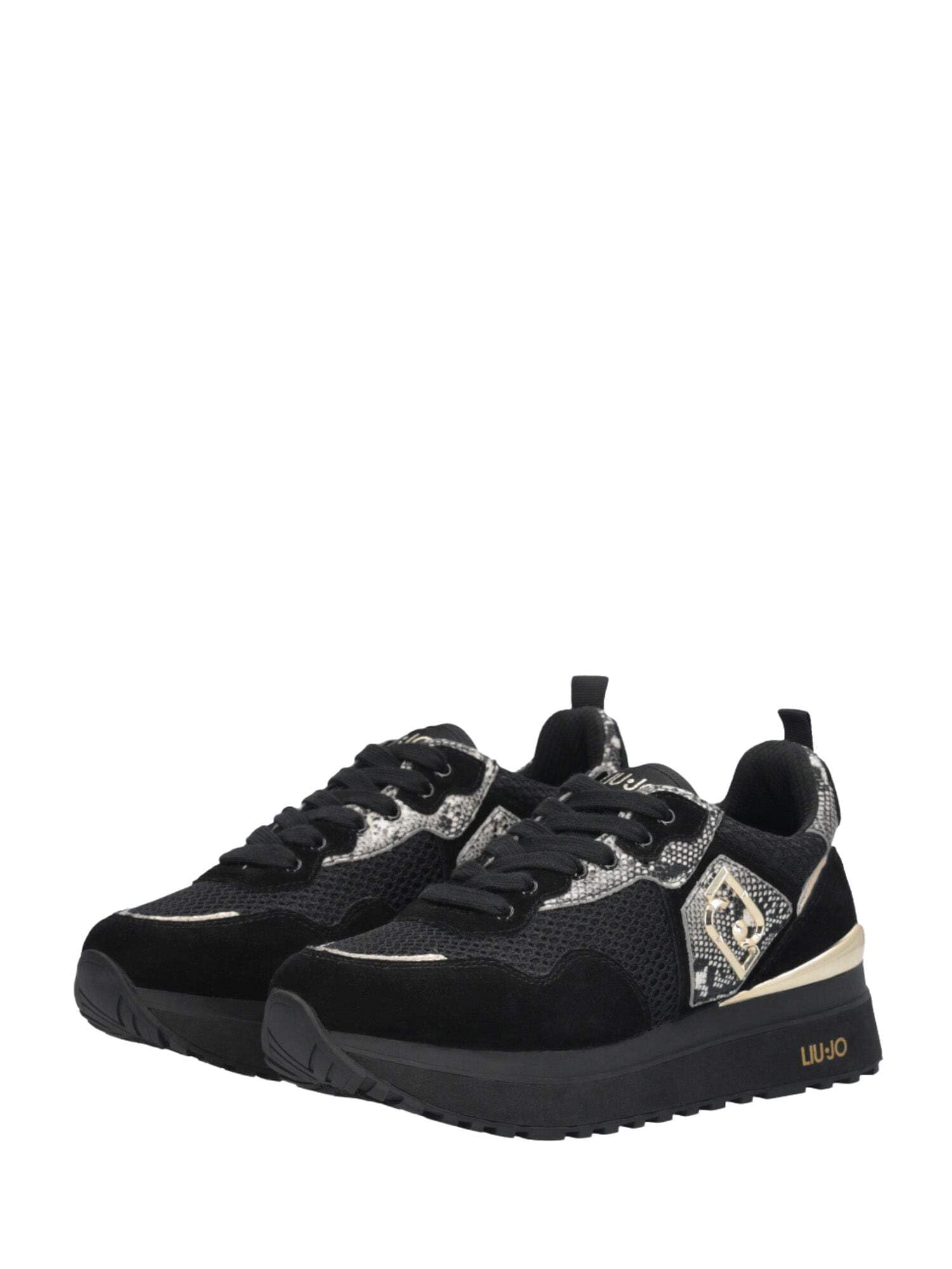 Liu Jo BF5009PX684 Sneakers donna pelle nero 37 EU