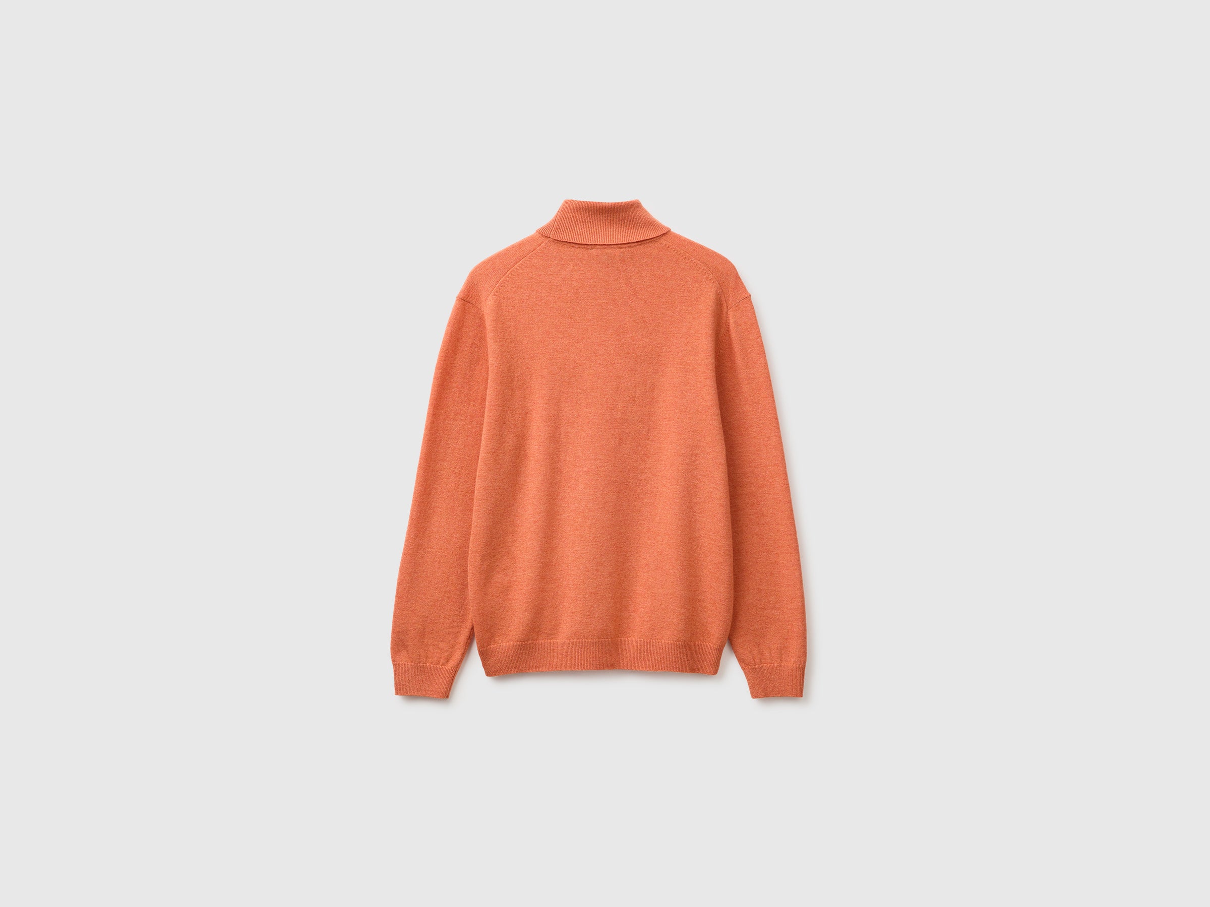 United Colors of Benetton Dolcevita Arancione Maglione Lana Merino M