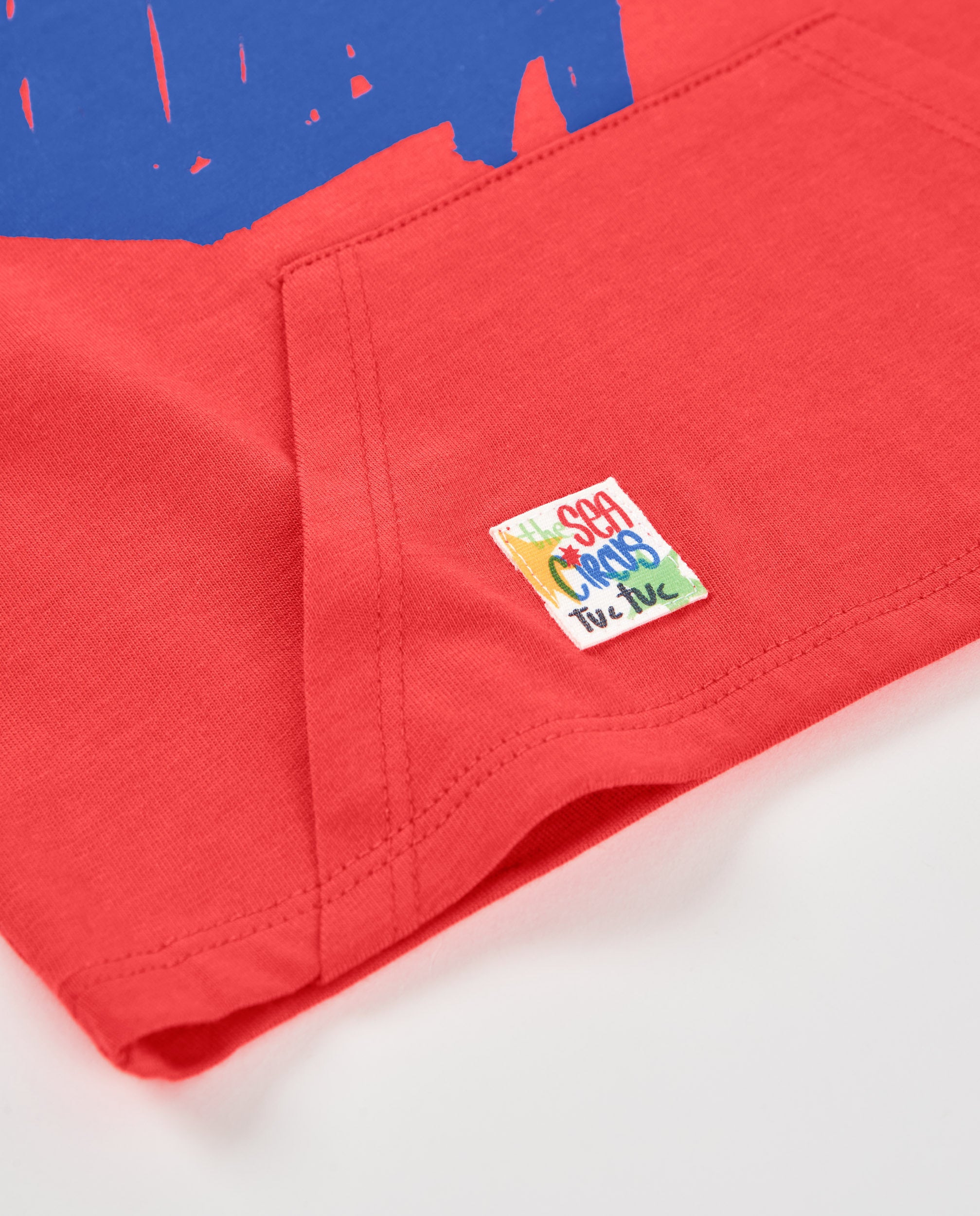 TucTuc Magliette t-shirt bambino balena rosso