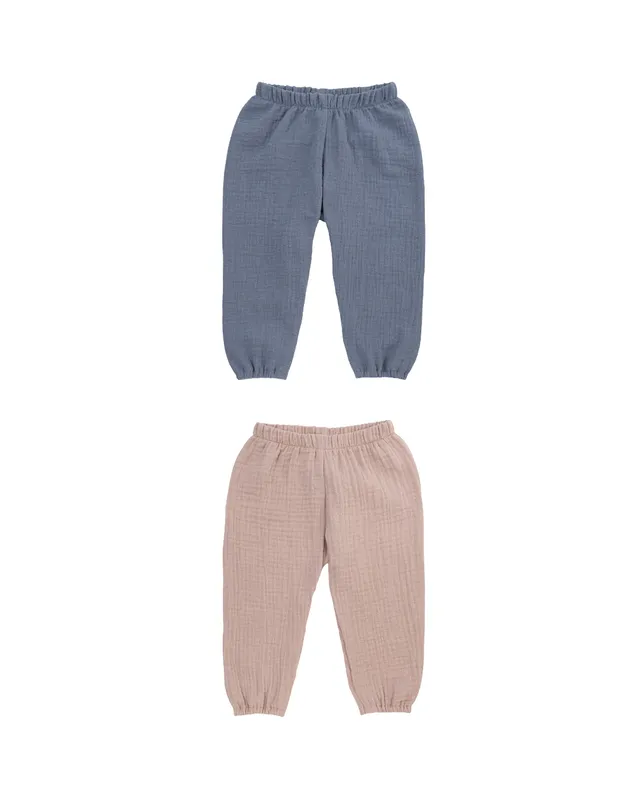 Woolly Organic Trousers pantaloni mussola cotone bio SS27