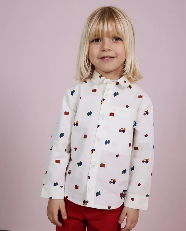 TucTuc Camicette Camicia bambino bottoni bianca