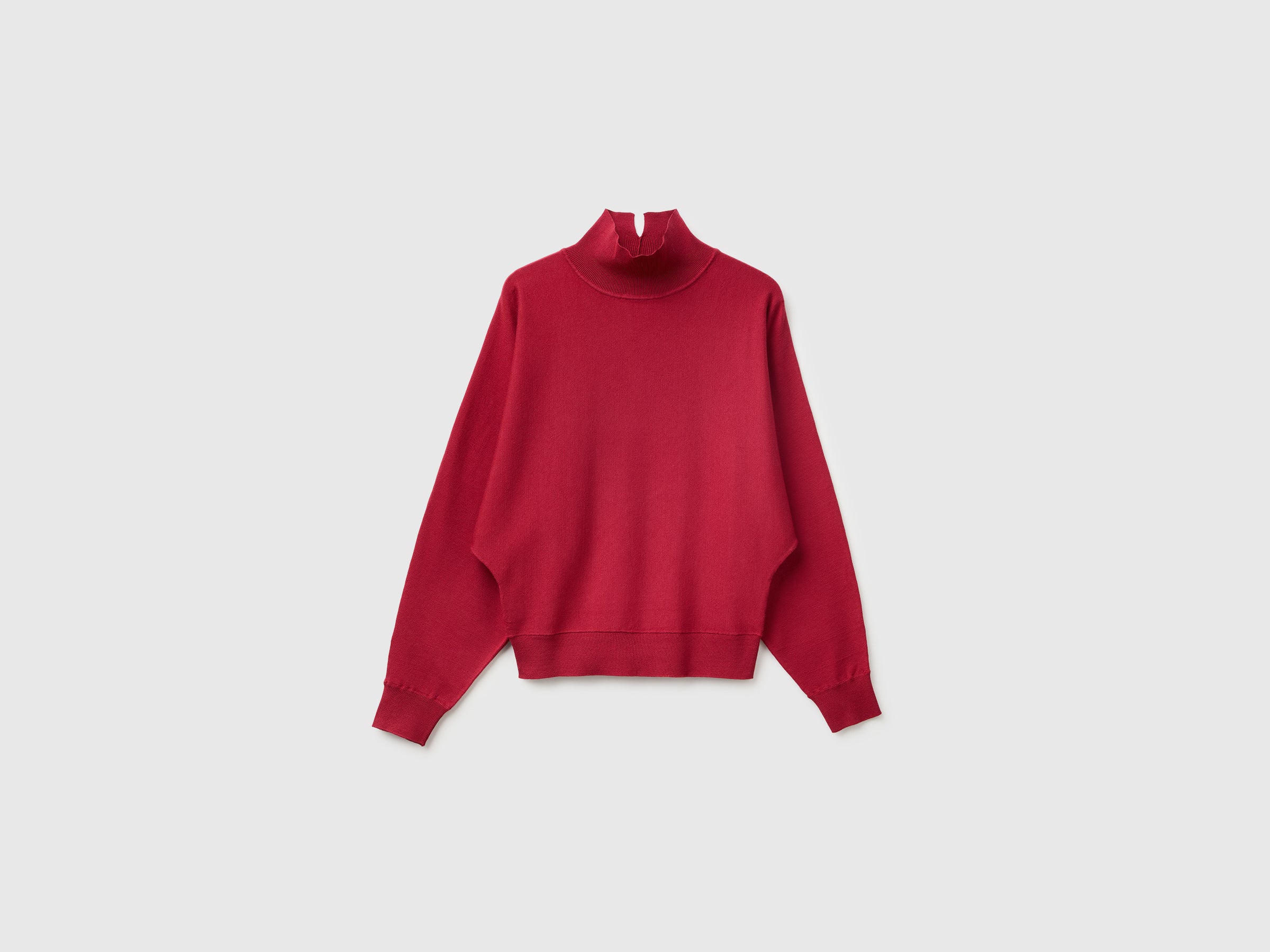 United Colors of Benetton High neck batwing maglione collo alto taglia M