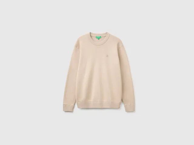 United Colors of Benetton Camicia relaxed M cotone manica lunga