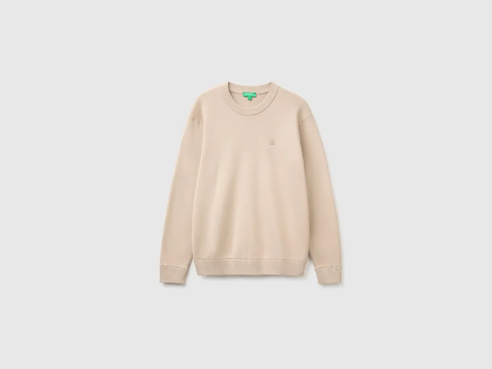 United Colors of Benetton Camicia relaxed M cotone manica lunga