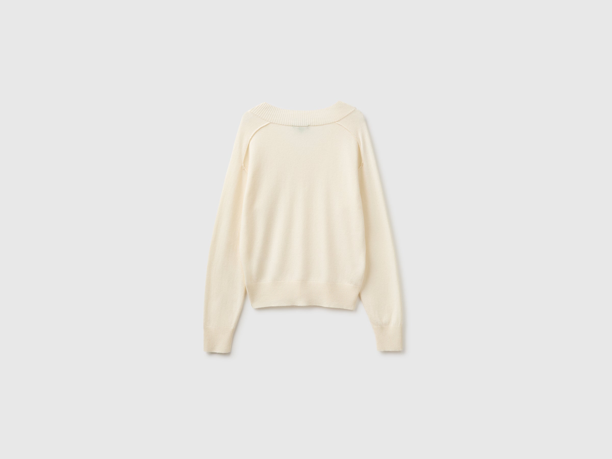 United Colors of Benetton Maglione scollo V lana cashmere M