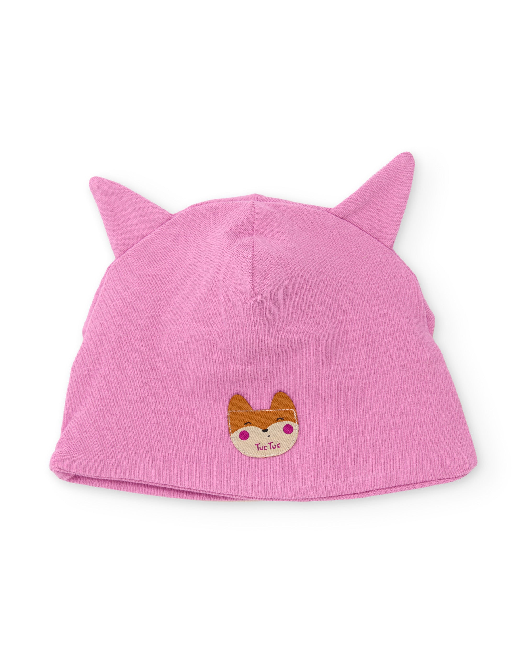 TucTuc Cappello bebè maglia volpe rosa taglia U