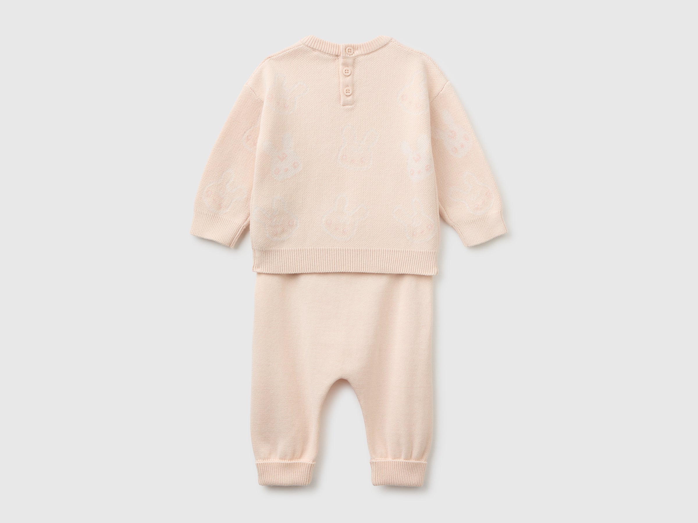 United Colors of Benetton Outfits tutina cotone coniglietti