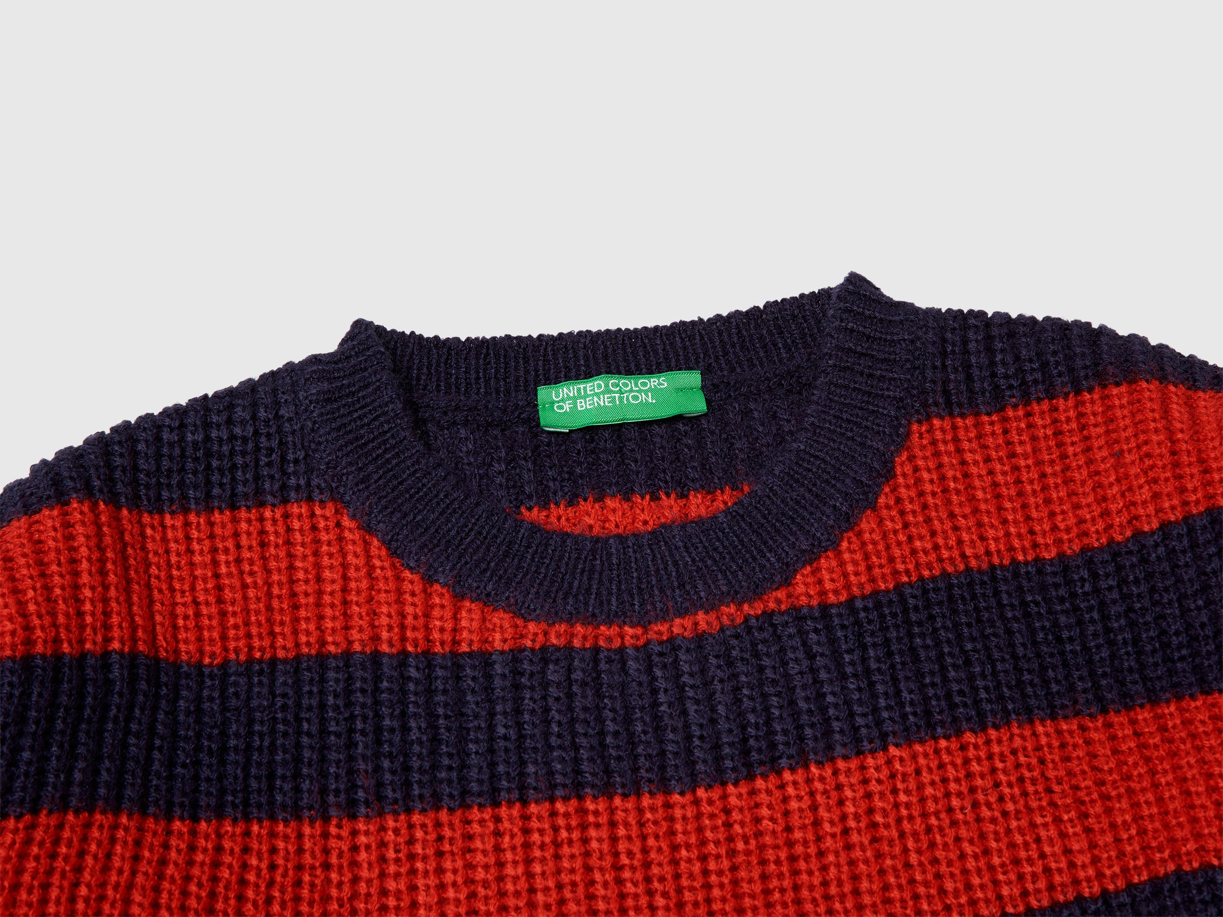 United Colors of Benetton Maglione Righe Girocollo Cotone 104