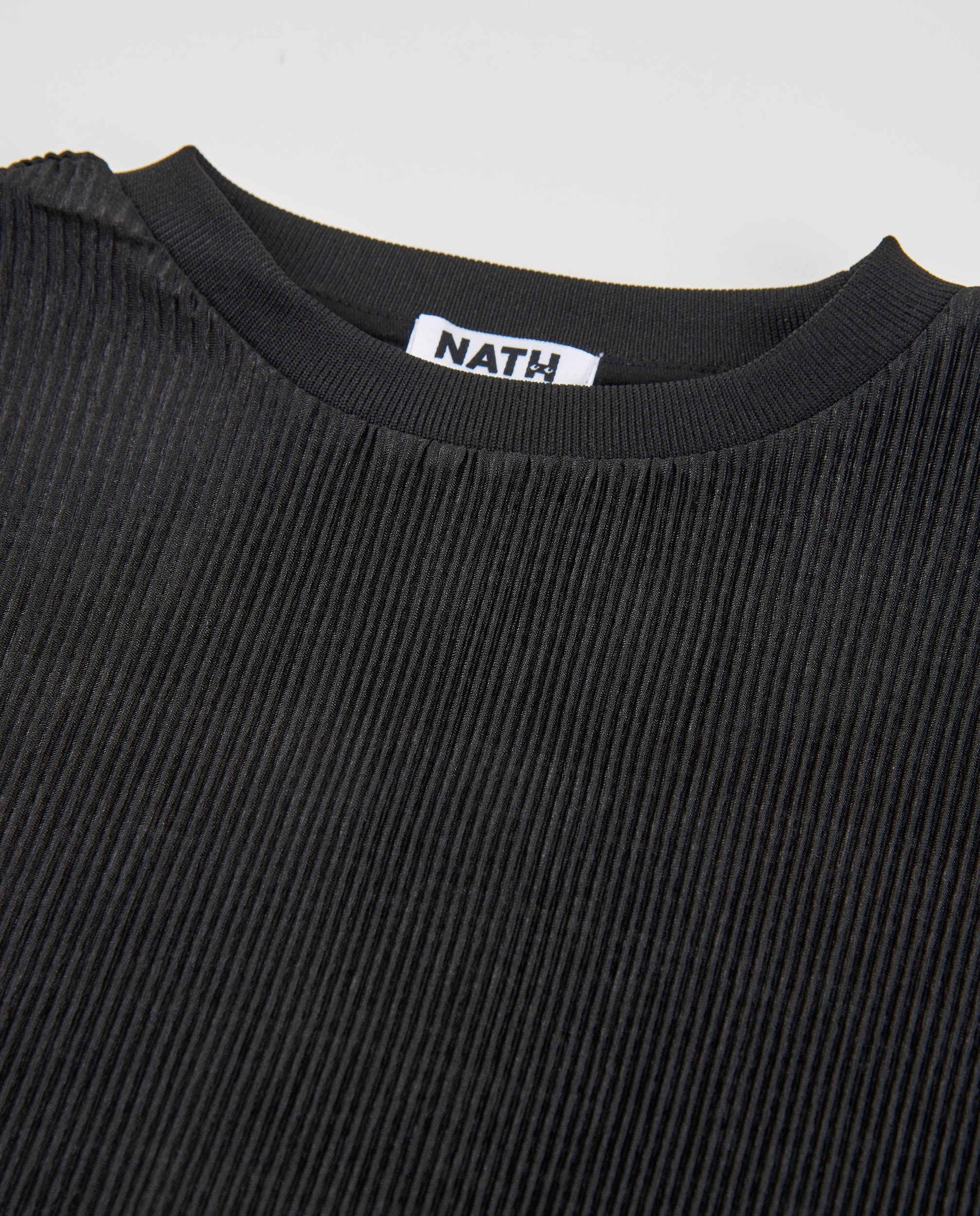 TucTuc Magliette T-shirt bambina coste nero elasticizzato