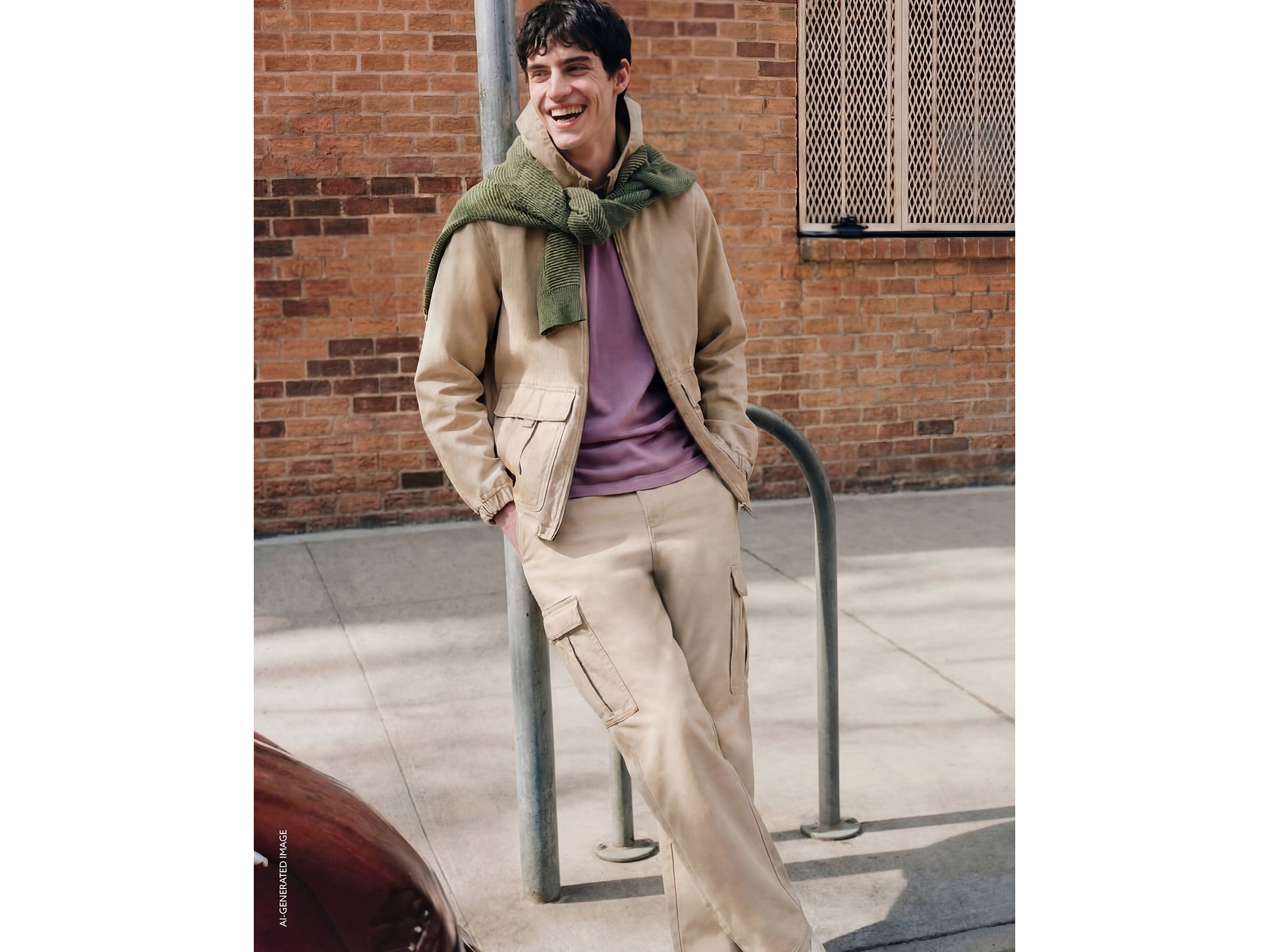 United Colors of Benetton Trousers 4OAEUF061_903 pantaloni cargo cotone 48