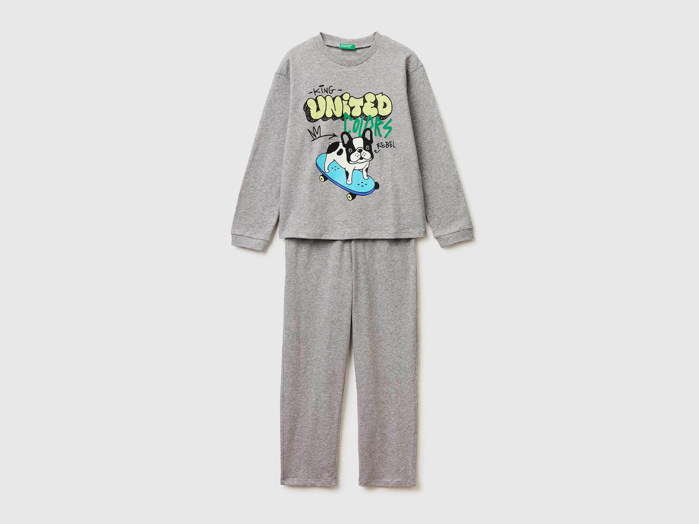 United Colors of Benetton 30960P09U pigiama lungo M puro cotone