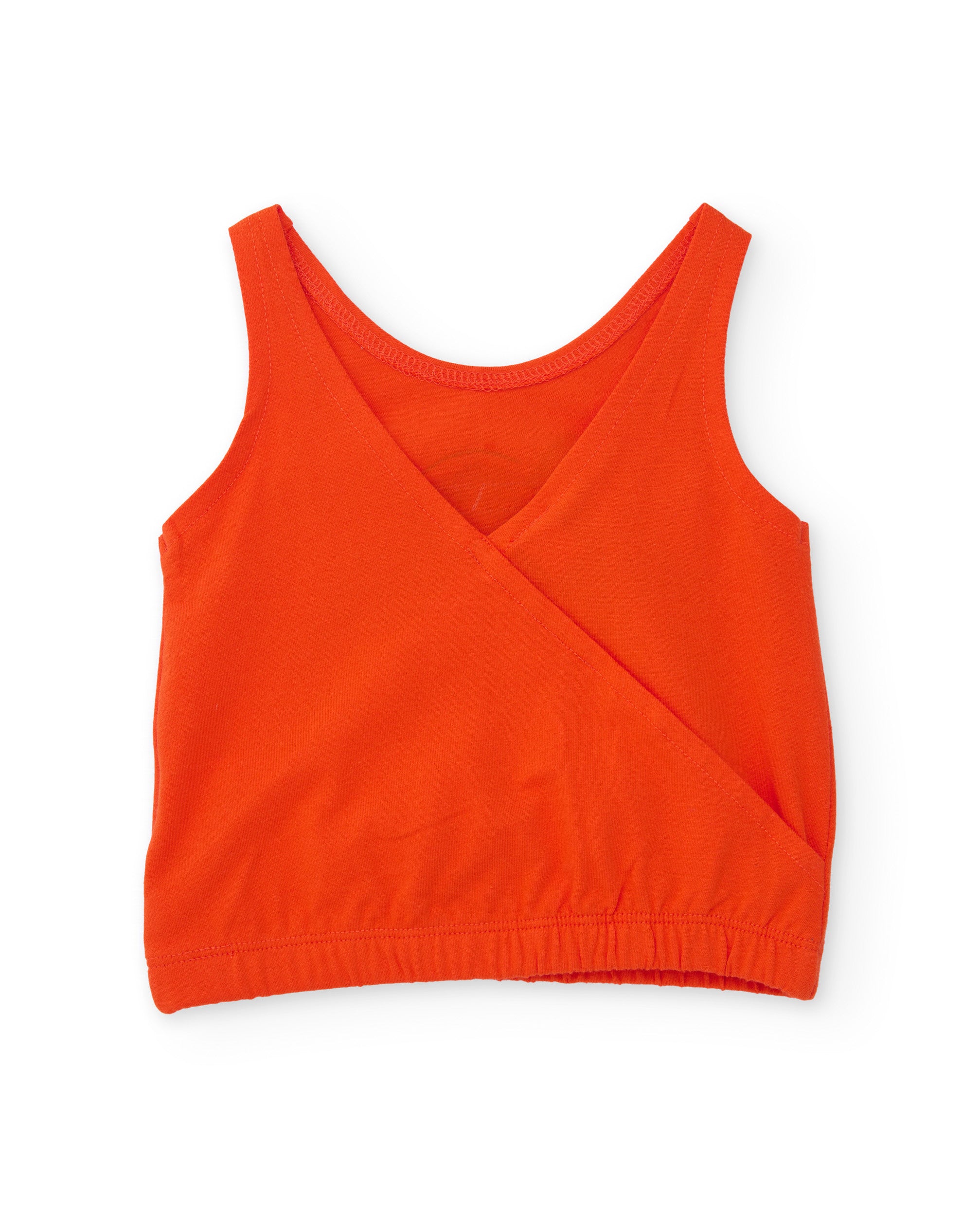 TucTuc Completi Completo Bimba Maglia Floreale Rosso 6M-10A