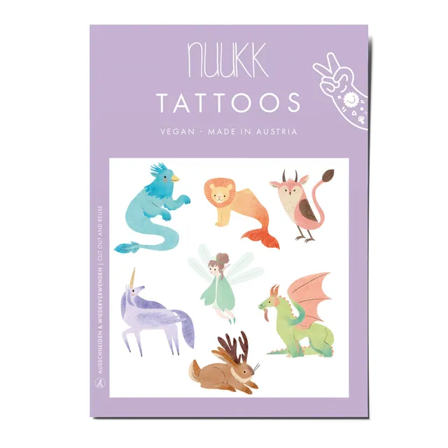 Nuuk Unicorno tatuaggi temporanei bambini delicati