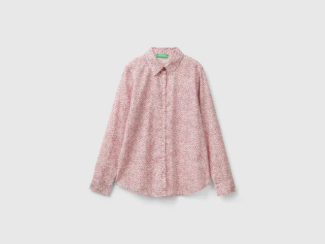 United Colors of Benetton camicia fantasia cotone taglia M