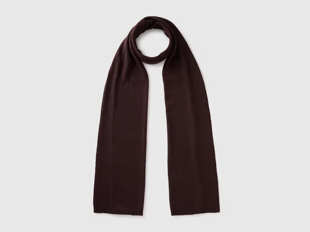 United Colors of Benetton Sciarpa lana cashmere tinta unita
