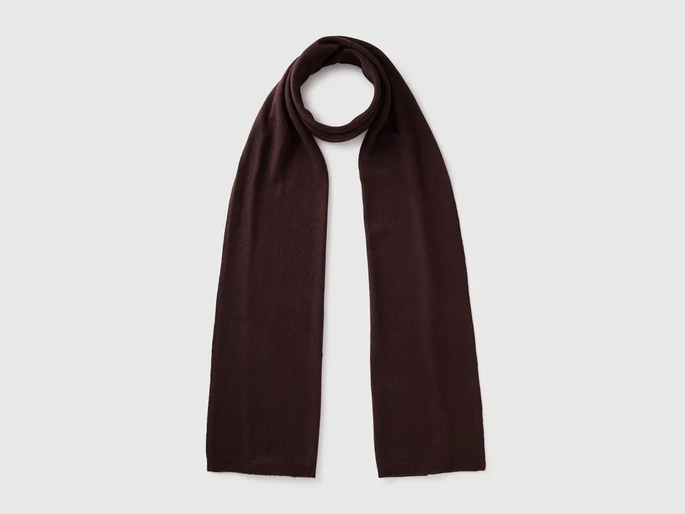United Colors of Benetton Sciarpa lana cashmere tinta unita