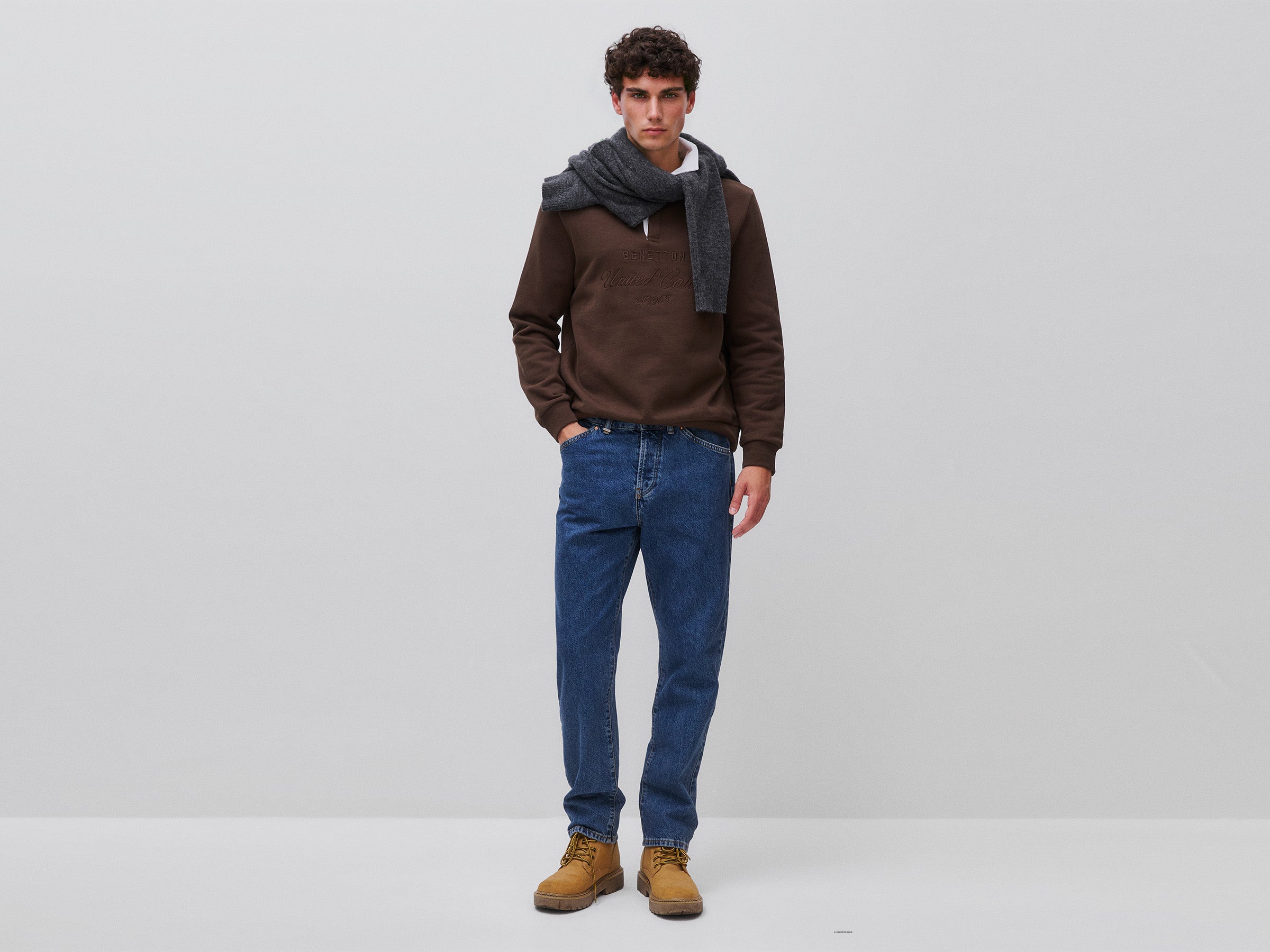 United Colors of Benetton Jeans Cotone Pantaloni 32 Regular Cotone