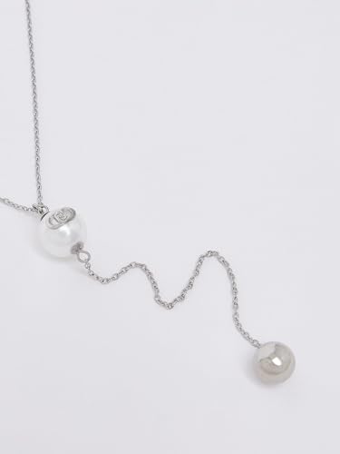 Liu Jo Accessori Collana con Perla T U Acciaio 55 cm