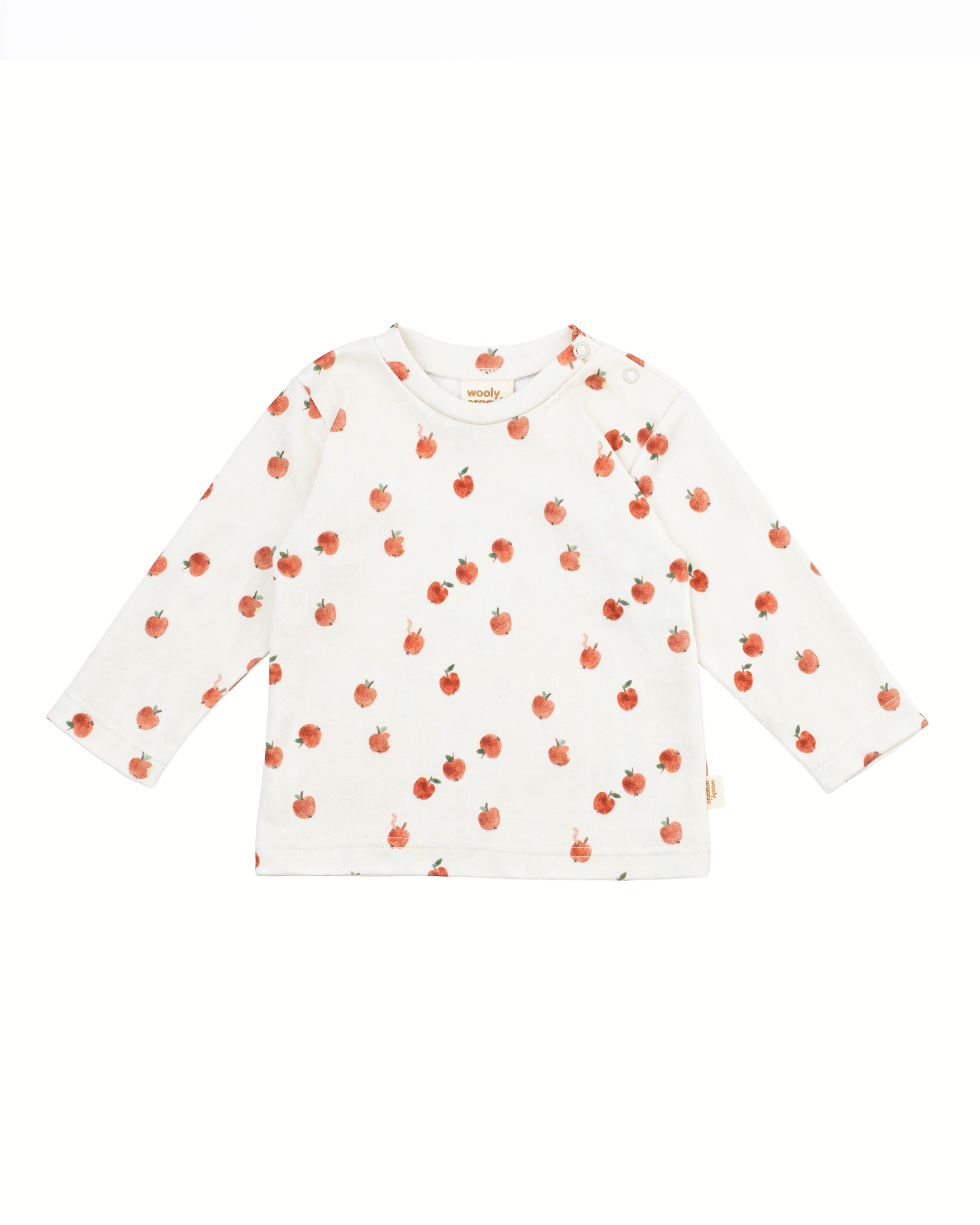 Woolly Organic Shirt maglietta neonato cotone bio bottoni