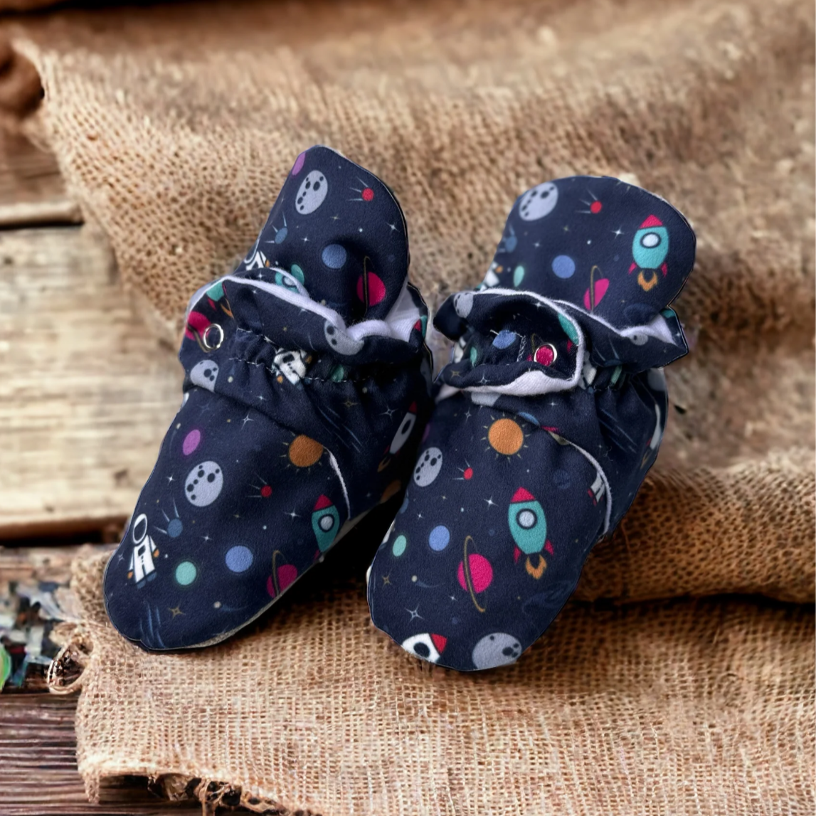 Kocarcia Kokopatik Scarpine Baby Astronauta Cotone 0-18 Mesi