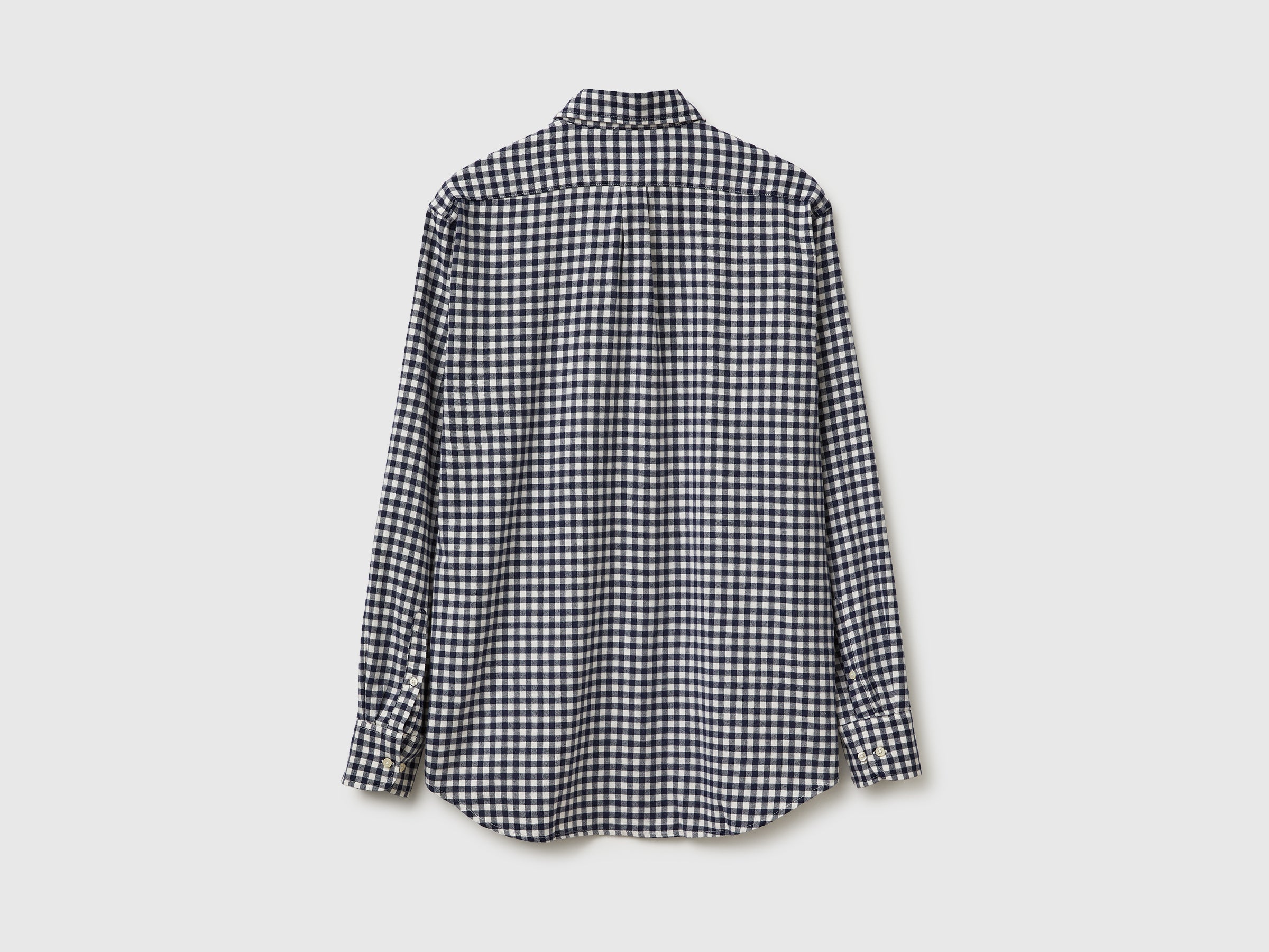 United Colors of Benetton Camicia Flanella a Quadri Cotone Bio