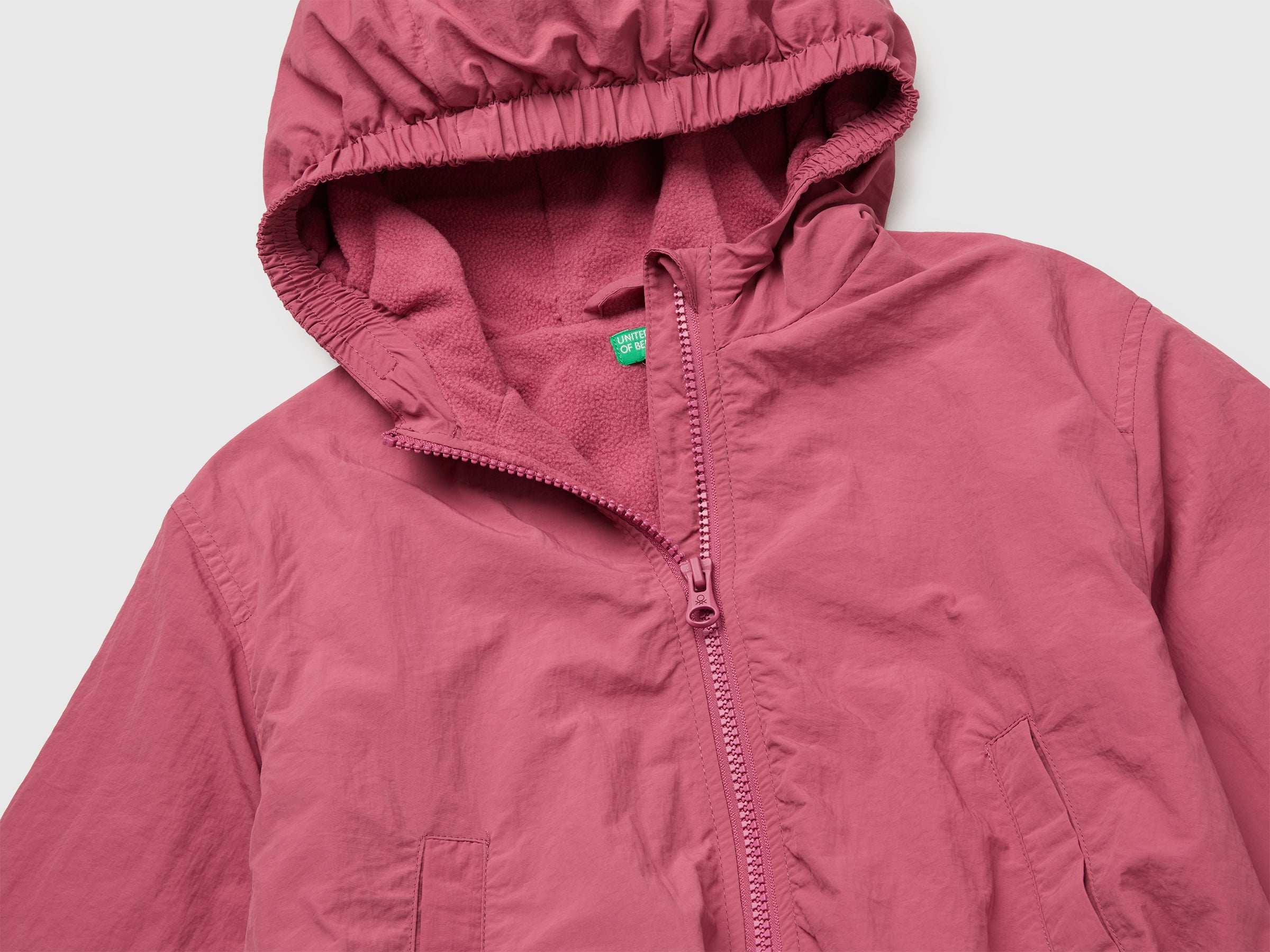 United Colors of Benetton Nylon jacket with hood giacca 104 nylon