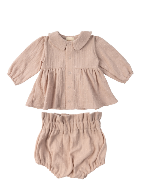 Woolly Organic Baby Sets completo mussola manica lunga cotone bio