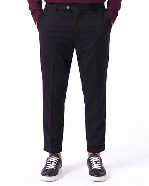 Sottosopra Duca Homme AN008095 pantalone classico nero taglia M